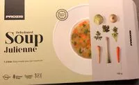 Mängden socker i Soupe julienne dehydratée
