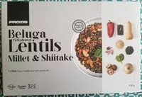 Mängden socker i Dehydrated Beluga Lentils Millet & Shiitake