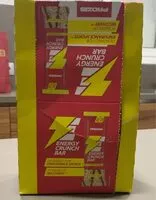 Mängden socker i energy crunch bar