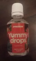 Mängden socker i Yummy drops Exotic Fruit Flavor