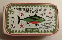 Mängden socker i Tuna Belly Fillets in Olive Oil