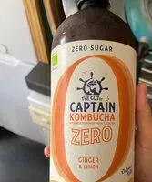 Mängden socker i Captain Kombucha Zero - Ginger & Lemon