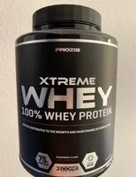 Mängden socker i Xtreme 100% Whey Protein
