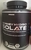 Mängden socker i Whey hydro