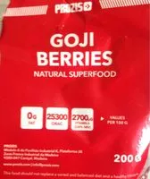 Mängden socker i Goji Berries