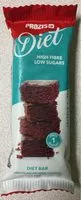 Mängden socker i Prozis Diet,Schokolade, Chocolat-Brownie, 35g