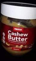 Mängden socker i Cashew butter