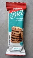 Mängden socker i Diet Bar, Chocolate Chip