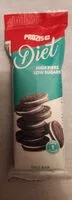 Mängden socker i Diet bar cookies and cream flavour