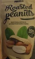 Mängden socker i Roasted peanuts