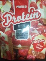 Mängden socker i Protein Whey Strawberry cheesecake