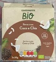 Mängden socker i Barras cruas Coco e Chia