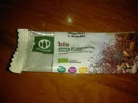 Mängden socker i Barra de amêndoas, cacau e chia