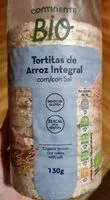Mängden socker i Tortitas de Arroz Integral com Sal