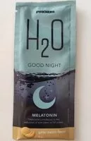 Mängden socker i H2O Good Night
