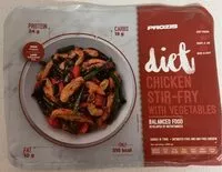 Mängden socker i Diet Chicken Stir-Fry with vegetables