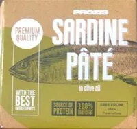 Mängden socker i Paté sardina