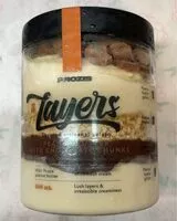 Mängden socker i Layers Peanut butter with chocolate chunks