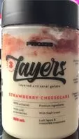 Mängden socker i Layers strawberry cheesecake