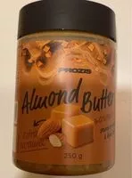 Mängden socker i Almond butter extra caramel