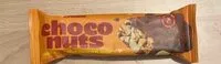 Mängden socker i Choconuts hazelnut & milk choco flavor