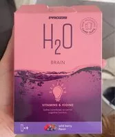 Mängden socker i H2O brain Prozis