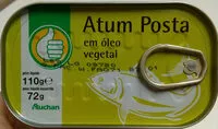 Mängden socker i Atum posta em óleo vegetal