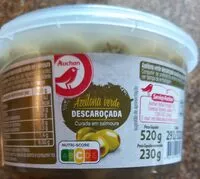 Mängden socker i Azeitona verde descaroçada