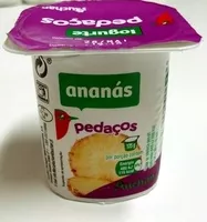 Mängden socker i Iogurte pedaços ananás Auchan
