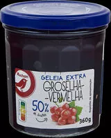 Mängden socker i Gelée extra Groseilles Rouges