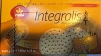 Mängden socker i Vieira Integralis Biscuits 175