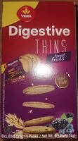 Mängden socker i Digestive thins