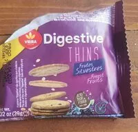 Mängden socker i Digestive thins