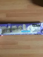 Mängden socker i choc 'n' roll- argolinhad cobertas com chocolate branco