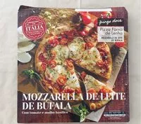 Mängden socker i Pizza Mozzarella De Lette De Bufala
