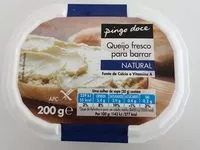 Mängden socker i Queijo fresco para barrar, Natural