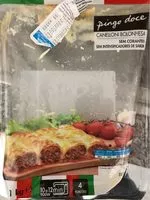Mängden socker i Canelloni bolonhesa