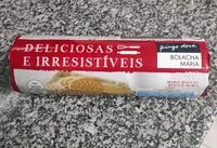 Mängden socker i Bolacha Maria