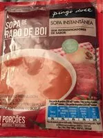 Mängden socker i Sopa de rabo de boi