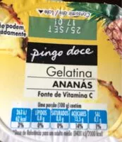 Mängden socker i Gelatina ananas