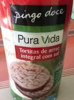 Mängden socker i Tortitas de arroz integral com sal