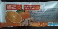 Mängden socker i Argolinhas Integrais Laranja e Gengibre