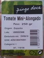 Mängden socker i Tomate mini-alongado