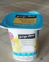 Mängden socker i Iogurte pedaços magro ananás