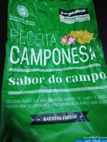 Mängden socker i Batatas Fritas, Camponesa, Receita Camponesa