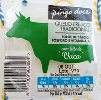 Mängden socker i Queijo Fresco Tradicional