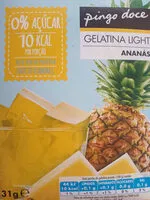 Mängden socker i Gelatina Light Ananás