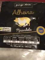Mängden socker i Alheira Mirandela