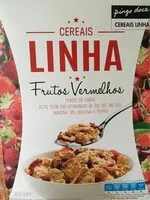 Mängden socker i Cereais Linha Frutos Vermelhos