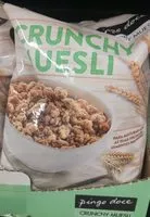 Mängden socker i Crunchy Muesli